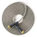 Short Stainless Steel Garden Hose 10 Ft ? Lightweight Flexible Metal Garden Hose - Thorn Proof Steel Metal Water Hose with Solid Fittings for Garden Outdoor Use (10ft)