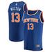 "Shake Milton Men's Fanatics Branded Blue New York Knicks Fast Break Custom Replica Jersey - Icon Edition"