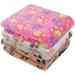 Fluffy Fleece Pet Blanket 1 Pack 3pcs Fluffy Durable Pet Dog Print Blanket Soft Warm and Washable for Small Medium Large Dog