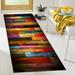 Modern Rugs Kitchen Rugs Modern Rugs Easy to Clean Rug Painted Wood Panels Rug Large Rug Soft Rugs Indoor Rugs Colorful Rug 2.6 x9.2 - 80x280 cm