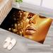 Luxury Rug Office Decor Rug Entry Rug Gift For Him Golden Woman Face Rugs Woman Rugs Modern Rugs Gift For Her Stair Rug Indoor Rug 5.9 x9.2 - 180x280 cm