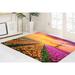 Tulip Rug Sunrise Rug Landscape Rugs Office Rug Front Door Rug Bathroom Rug Bath Rug Gift For Him Step Rug Runner Rug Soft Rug 2.6 x5 - 80x150 cm