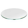 TiaGOC 22 Round Glass Table Top - Tempered - 1/4 Thick - Flat Polished Glass