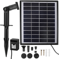 Kkewar Solar Water Pump 1 Set Solar Fountain Pump Garden Water Pump Outdoor Solar Powered Water Feature Pump 6.5W