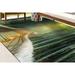 Landscape Rug Bamboo Rug Easy to Clean Rug Cute Rug Modern Rugs Rugs Green Landscape Rugs Entry Rugs Office Decor Rug Home Decor 5.2 x7.5 - 160x230 cm