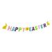 Seniver Easter Gifts Easter Pennant Easter Rabbit Banner Easter Bunny Hanging Decoration for Indoor Outdoor Garden