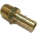 Hose ID To Male BSP BSPT Straight Brass Fitting Fuel / AIR / Water / Oil / Gas / (Qty 10)