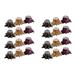 Small Stump Stool Artificial Tree Resin Bench Outdoor DIY Ornament Glass Decorate 24 Pcs