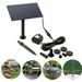 Solar Fountain Pump Pond 1.5W Solar Panel Water Powered Feature Solar Pump Pond Pump Fountain Pump Solar Pump Garden Pump LMLY