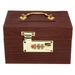 Wooden Playset Girls Gifts Retro Money Box Jewelry Boxes Plastic Organizer Coin Bank Cash Wrought Iron Child