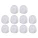 Sueyeuwdi New Years Decorations 10Pcs Mini Cowboy Hat Plastic Mini Western Hat Cute Doll Hat Party Hats for Pretend Play Dollhouse Decoration home decor White