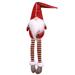 Swedish Christmas Santa Claus Tomte Long Leg Gnome Plush Doll Handmade Home Decor Collectible Dolls Desktop Ornament