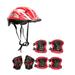 Simplmasygenix Kids Bike Helmet Toddler Helmet Kids Sport Protective Gear Set 7Pcs/Set Children s Skating Protective Gear Children Kids Helmet Knee