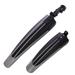 DanBook Bicycle Mudguard Adjustable Tail Moutain Bike Parts For Mountain Road Black Gray