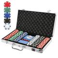 300 Poker Chip Set 11.5 Gram Poker Set Casino Clay Poker Chips Sets with Case