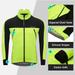 Men s Winter Jacket Windproof Softshell Thermal Warm Pockets Cycling Running Mountain Biking Cold Weather Gear green XL