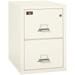 FireKing Ivory White 2 Hour Fire Resistant File Cabinet - 2 Drawer Letter 31 depth