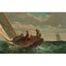 Breezing Up - A Fair Wind by Winslow Homer Poster Print - Winslow Homer (36 x 23)