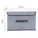 QUYUON Storage Bins with Lids Foldable Storage Box with Lid 2pcs (large + Small) Fabric Storage Box with Lid Closet Storage Box Room Organization Office Storage Toy Storage Gray