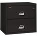 Fireking 2 Drawer 31 wide Classic Lateral fireproof File Cabinet-Black