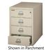 FireKing Parchment 4 drawer card check and note file