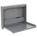 ZQRPCA Folding Wall Mounted Shop Desk Locking 20 W x 3-3/8 D x 16-3/8 H Gray