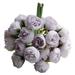 Anckoeil Simulated Lisianthus Bouquet Artificial Flower Wedding Celebration Bouquet Elegant and Romantic Home Floral Decoration