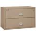 Fireking 2 Drawer 44 wide Classic Lateral fireproof File Cabinet-Taupe