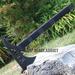 14 Black Outdoor Camping Survival Hunting Axe Hatchet Fixed Blade Knife