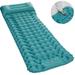 Camping Sleeping Pad Extra Thick Durable Camping Inflatable Mat with Air Pillow for Backpacking Hiking Traveling 200cm