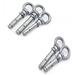 Eye Bolt 304 Stainless Steel Sleeve Anchor Concrete Expansion Eye Bolt Installation Artifact Hook Long Universal Ring Expansion Screw Screw Eyes (Color : M8 80mm Size : Pack of 5 Pieces)