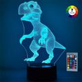 Deagia Lamps for Nightstand Clearance 3D Dinosaur Children Night Lamp Led Colors Changing Lighting Decoration Creative Gift Lamp Bedside Lamp Table Lamp Desk Accessories