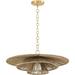 F1724-VGL-Troy Lighting-Levan - 1 Light Pendant-8.75 Inches Tall and 24 Inches Wide