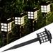 6PCS Solar Landscape Lights Novelty Lighting Night Lights Outdoor Lighting Garden Lights Modern Lighting Solar Light Circular Ball White Led Light Courtyard Garden Outdoor Solar Light