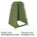 Westtune Portable Privacy Shower Tent Outdoor Waterproof Changing Room Shelter for Camping Hiking Beach Toilet Shower Bathroom GREEN