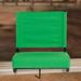 500 Lb. Rated Lightweight Stadium Chair With Handle & Ultra-Padded Seat Bright Green