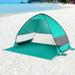 Pop up Beach Tent UPF 50+ Sun Shelter for 2-3 Person Automatic Portable Beach Shade Tent Outdoor Cabana Sun Umbrella Green