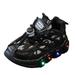 Child Shoes Light Strip Shoe Lace Up Canvas Shoe Casual Shoe Light Up Shoe Walking Shoe Beach Holiday Vacation Shoes For Child Bowling Footwear