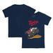 Toddler Tiny Turnip Navy Minnesota Twins Monster Truck T-Shirt