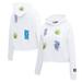 Women's Freeze Max White South Park Towlie Don't Forget to Bring a Towel Cropped Pullover Hoodie