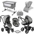 Jane Crosswalk R Essential Travel System & Starter Nursery Bundle, Grey