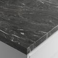 Wickes Laminate Worktop - Marmo Nero 600mm x 38mm x 3m