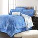 Reversible Foliage Comforter Set by BrylaneHome in Light Blue (Size TWIN)