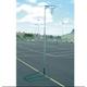 Harrod Outdoor Wheel Away Netball Posts - Green - Pack of 2