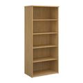 Universal 4 Shelf Storage Bookcase 1790mm High – Oak