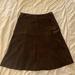 J. Crew Skirts | J.Crew 100% Leather Suede Skirt, Size 12 | Color: Brown | Size: 12