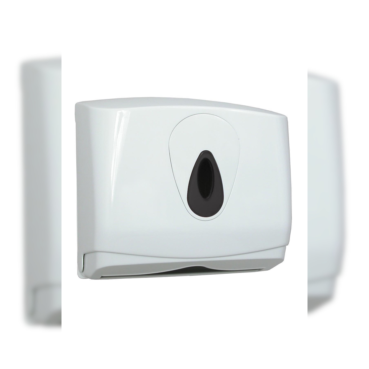 All Care PlastiQline Papierhandtuchspender MINI - Farbfenster grau - Handtuchspender Image