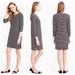 J. Crew Dresses | J.Crew Striped Side-Zip T-Shirt Dress | Color: Black/White | Size: Xs