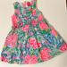 Lilly Pulitzer Dresses | Lilly Pulitzer Zanzibar Blue Blue Bunny Business Dress For Girls, Size 4t | Color: Blue/Pink | Size: 4tg