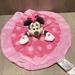 Disney Toys | Disney Baby Minnie Mouse 12" Round Security Blanket Lovey Pink Plush | Color: Pink | Size: Osbb